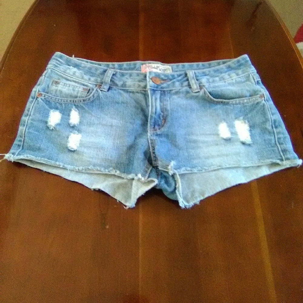 Wallflower Blue Jean Shorts